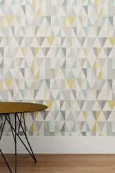 Rhombuses in the kitchen interior