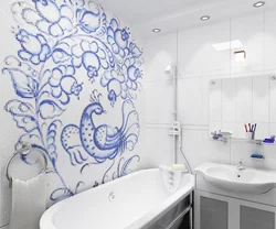Patterns in the bathroom interior
