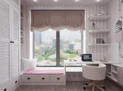 Children's bedroom interior window