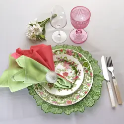 Napkins in the kitchen interior