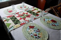 Napkins in the kitchen interior