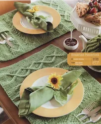Napkins in the kitchen interior