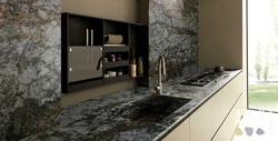 Granite In The Living Room Interior