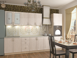 Sandalwood in the kitchen interior