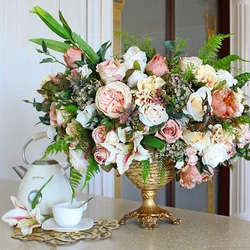 Interior Bouquet In The Living Room