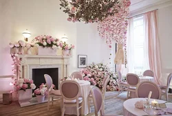 Interior bouquet in the living room