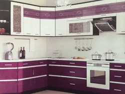 Interior kitchen center corner