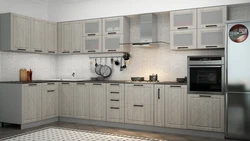 Interior kitchen center corner