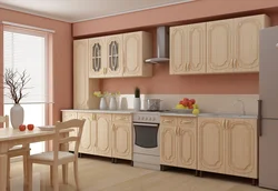 Interior kitchen center corner