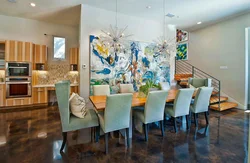 Abstractions in the kitchen interior
