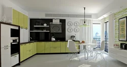 Яблоко в интерьере кухни