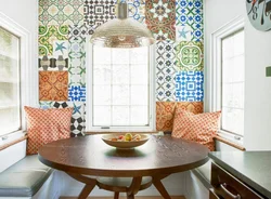 Interior patterns in the kitchen
