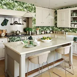 Interior patterns in the kitchen