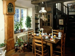 20th century kitchen interior