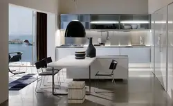 Интерьер Кухни С Хромом