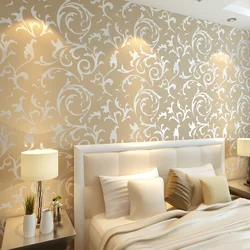 Silkscreen printing in the bedroom interior