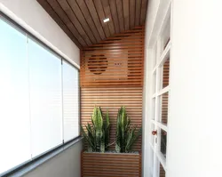 Slats in the interior loggia