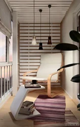Slats in the interior loggia
