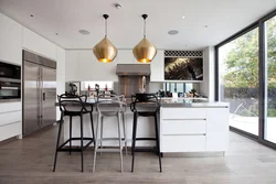 Chrome in the kitchen interior