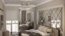 Interior living room bedroom mirrors