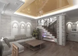 Қонақ Бөлмесінің Интерьері 1-Қабат