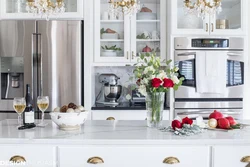 Feathers in the kitchen interior
