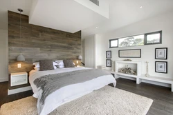 Natural interior in the bedroom