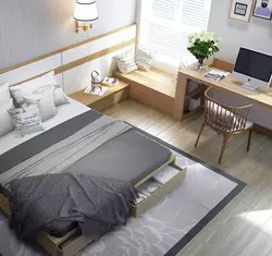 Diagonals In The Bedroom Interior