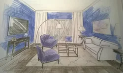 Interior living room 7th grade