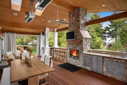 Summer kitchen interior styles