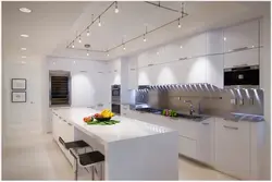 Light kitchen in the interior