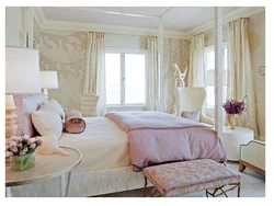 Ivory in the bedroom interior