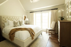 Ivory in the bedroom interior