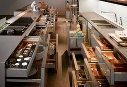 Kitchen interior with music