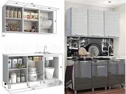Titanium kitchen in the interior