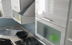 Titanium kitchen in the interior