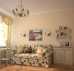 Qonaq otağı yataq otağı daxili Provence
