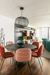 Kitchen Interior Chairs With Flowers