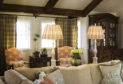 Living room bedroom interior country style