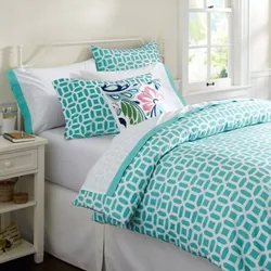 Bed linen as bedroom interior