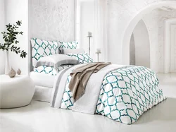 Bed linen as bedroom interior
