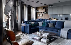 Mətbəx Interyerində Loft Divan