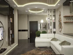 Interior kitchen living room bedroom corridor