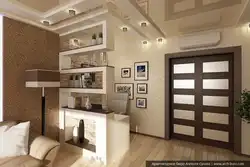 Интерьер кухни гостиной спальни коридора
