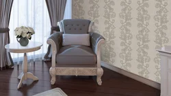 Қонақ бөлмесінің интерьеріндегі Artex тұсқағазы