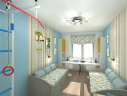 Interior of the hallway and children's room