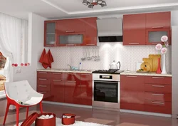 Kitchen olive metallic interior center