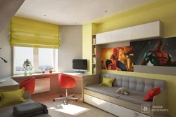 Bedroom Interior With Children'S Sofa