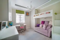 Uşaq divan ilə yataq otağı daxili