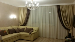 Bright Living Room Interior What Kind Of Curtains